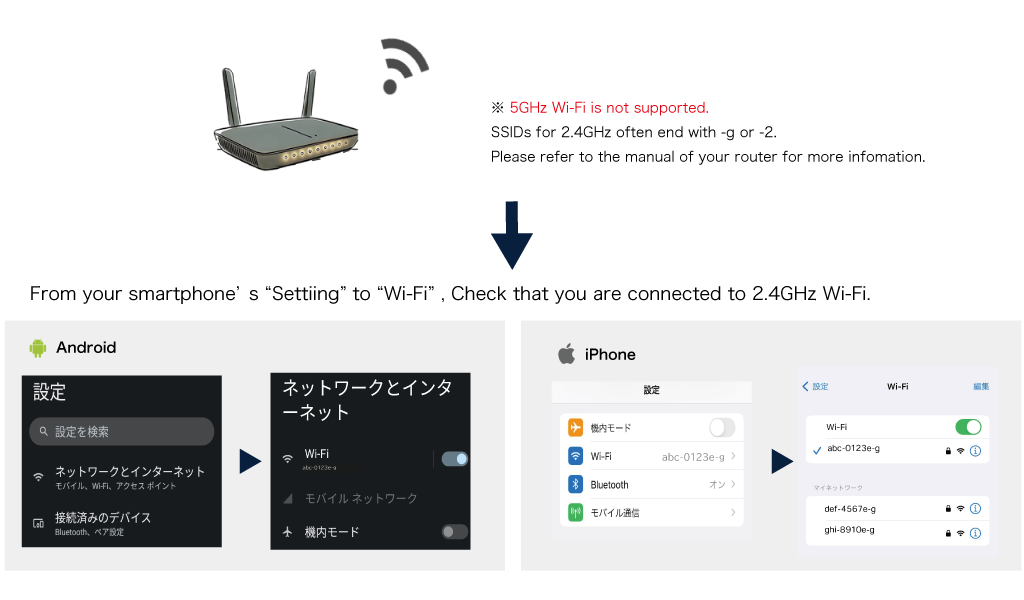 Wi-Fi settings screen